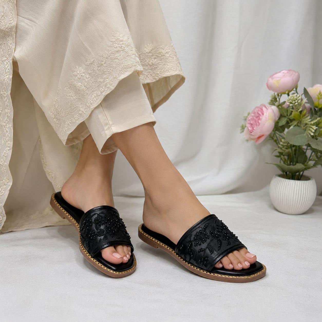 Floral Pearl Slides