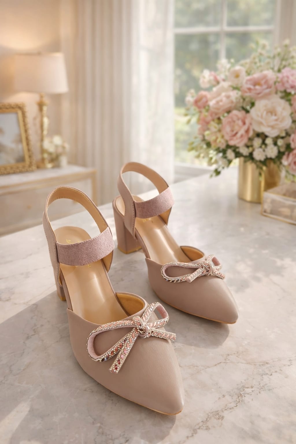 Veloura Bow Heels