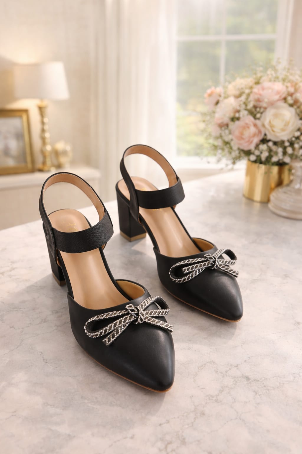 Veloura Bow Heels
