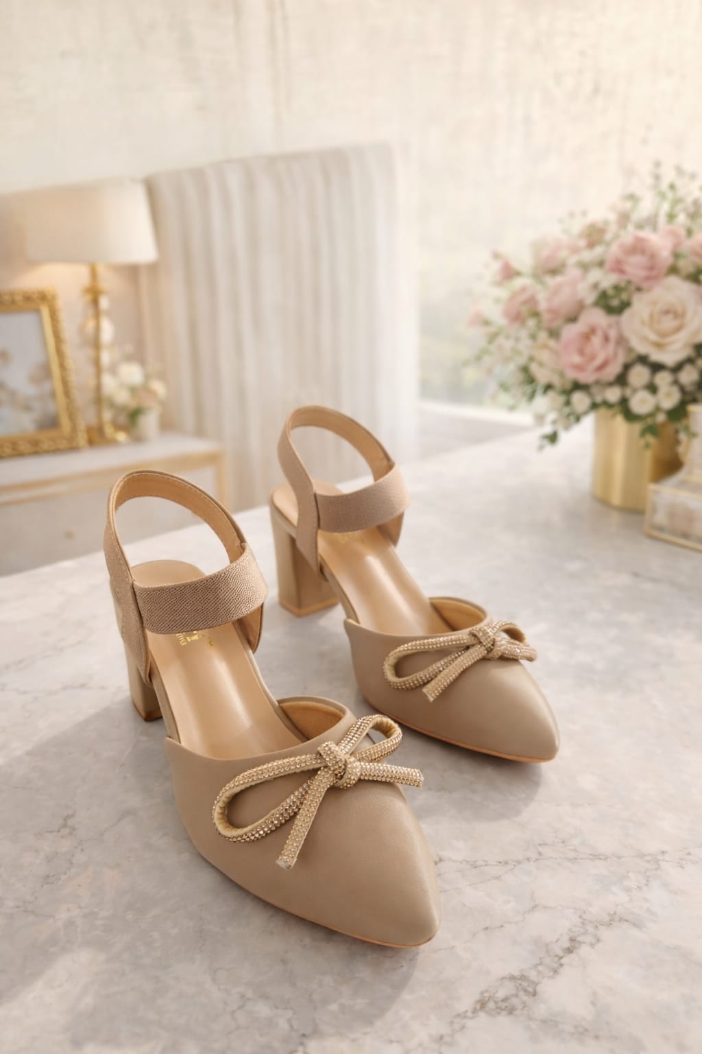 Veloura Bow Heels