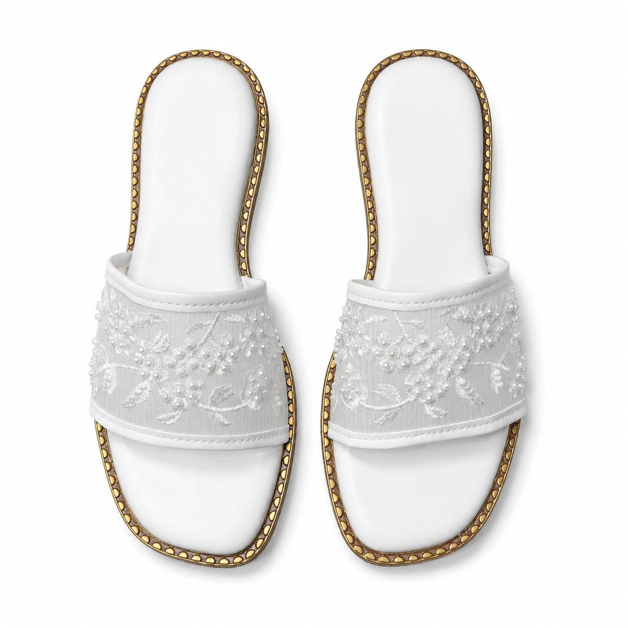 Floral Pearl Slides