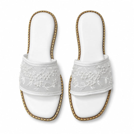 Floral Pearl Slides