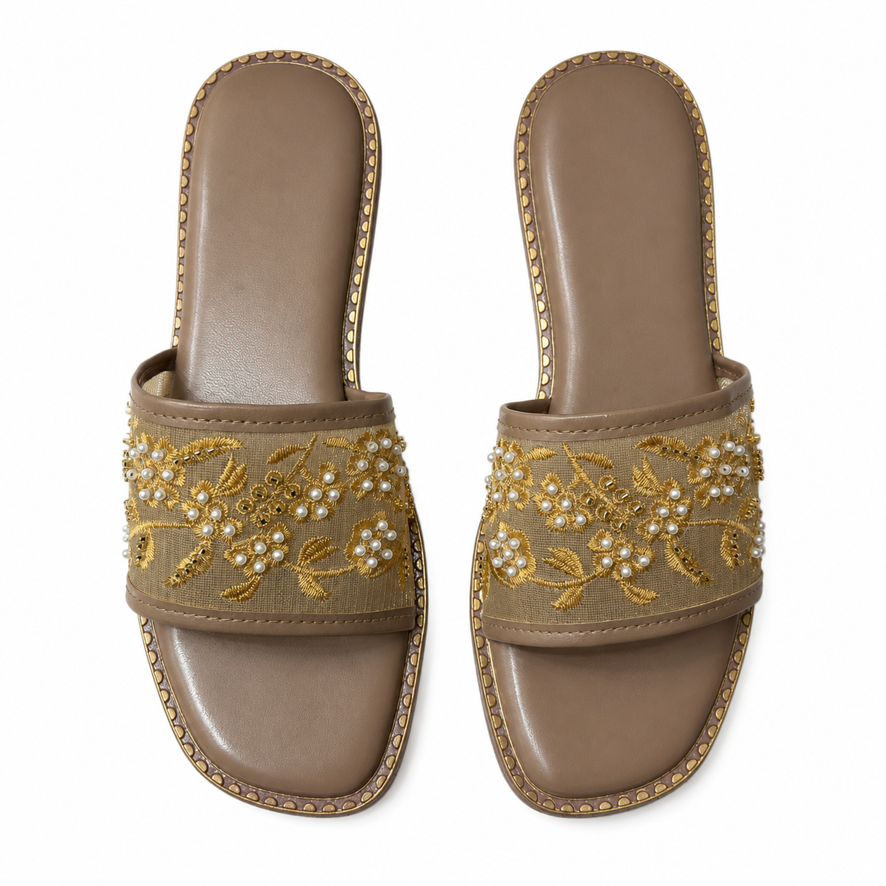 Floral Pearl Slides