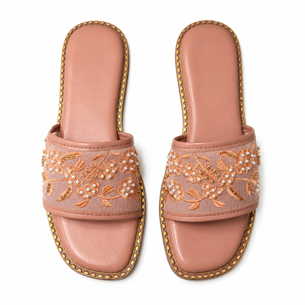 Floral Pearl Slides