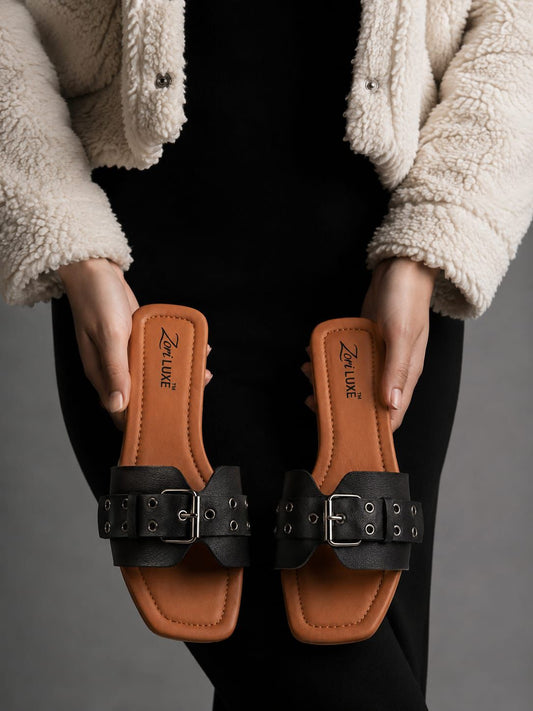Raven Strap Sandals